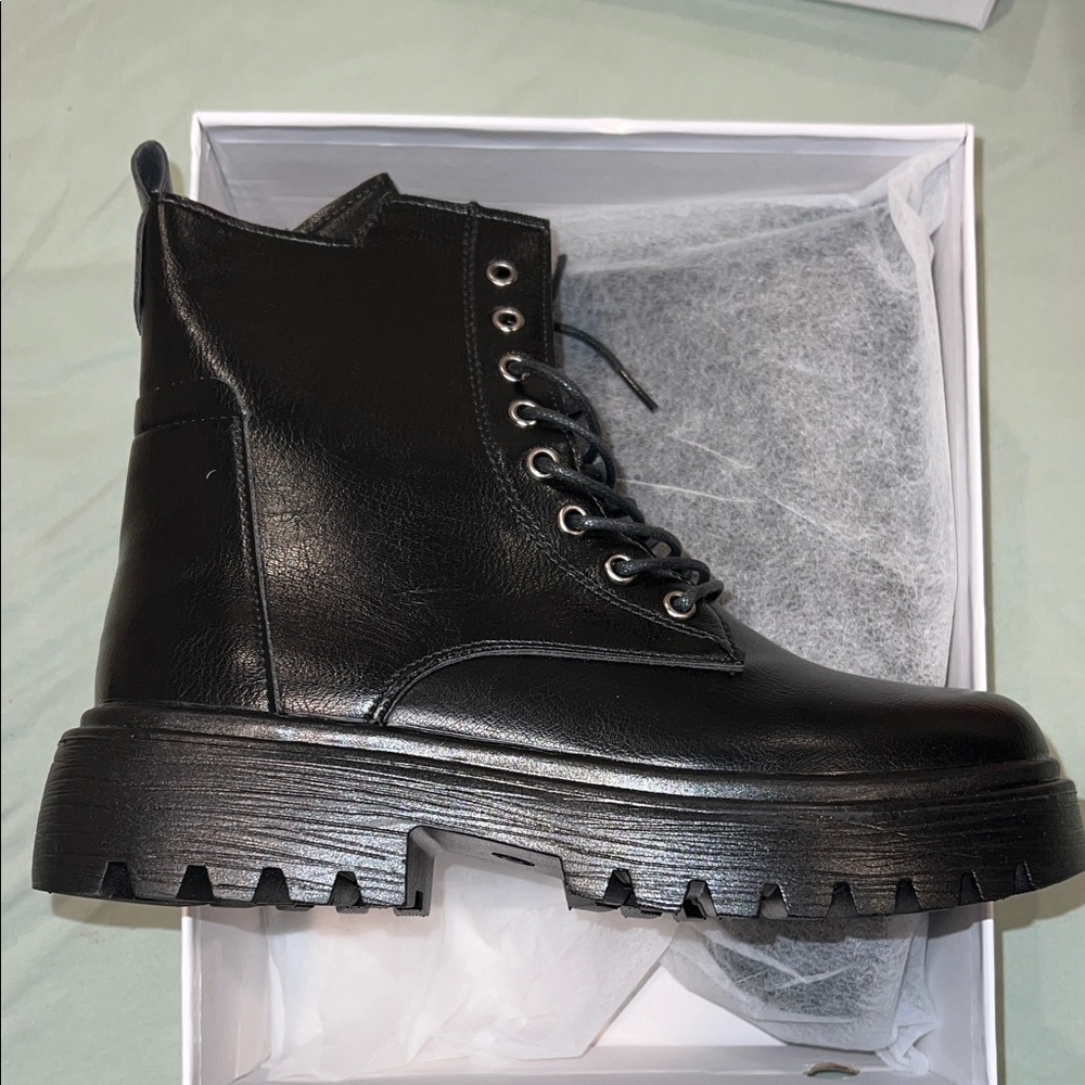 Black Combat Boots